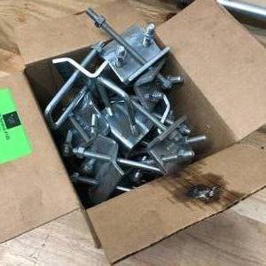 lot 96 image: EATON B-LINE Lot of B760 Beam Clamp Parts