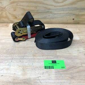 lot 101 image: SHOCKSTRAP Heavy Duty Ratchet Strap Tie Downs