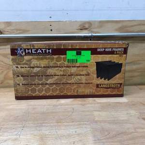 lot 109 image: HEATH Deep Hive Frames 4pk