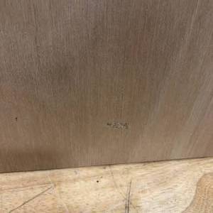 lot 118 image: HAMPTON BAY Easthaven Shaker Base End Panel in Unfinished Beech