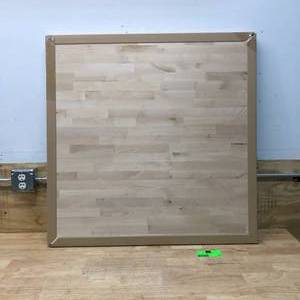 lot 120 image: HARDWOOD REFLECTIONS Unfinished Birch 36in x 36in Butcher Block