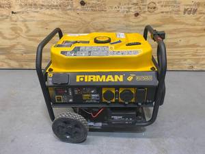 lot 10A image: FIRMAN P03608 - Performance Series 3650 Watt Electric Start Portable Generator (5.8 hours)