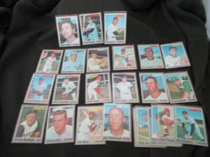 2. 25 1970 Topps Baseball Cards...