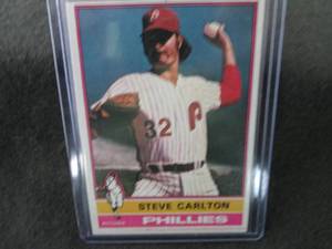 23. 1976 Topps Steve Carlton Card...