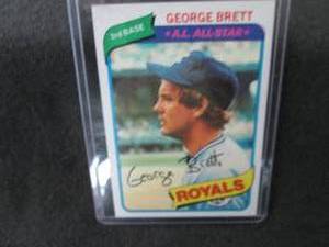 37. 1980 Topps George Brett Card...