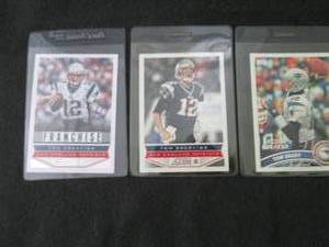 41. 3 Tom Brady Cards...
