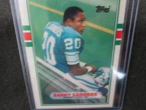 43. 1989 Topps Barry Sanders Rookie...