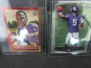 44. 2 Topps Chrome Teddy Bridgewate...