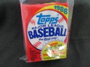 122. 6-1988 Topps Baseball Packs...