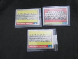 125. 1961 Topps Team Cards...