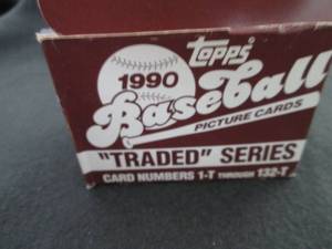 140. 1990 Topps Baseball Traded Set...