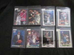 164. 8 Alonzo Mourning Rookie Cards...