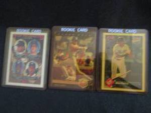 166. 3 Mike Piazza Rookie Cards...