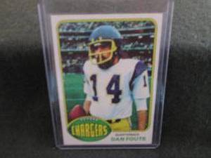168. 1976 Topps Dan Fouts Card...
