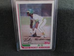 172. 1982 Topps Rickey Henderson Ca...