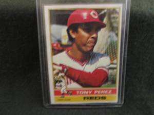 185. 1976 Topps Tony Perez Card...