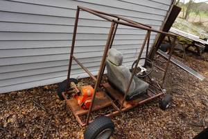 lot 9 image: Homemade Go Kart Project with 5HP Tecumseh Motor