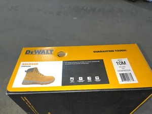 DEWALT Mens Halogen 6 Work Boots - Steel Toe - Wheat Size 10(M)