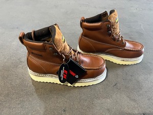 Wolverine Mens Work Wedge 6 in. Work Boots - Steel Toe - Tan Size 7(W)