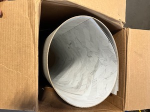 FORMICA 4 ft. x 8 ft. Laminate Sheet in White Marble Herringbone with Matte Finish