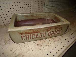 Chicago Brick Porcelain Flower Pot