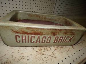 Chicago Brick Porcelain Flower Pot