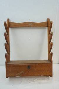 hanging wood gun rack