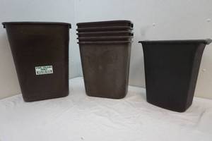 garbage cans