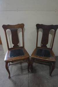 antique wood chairs