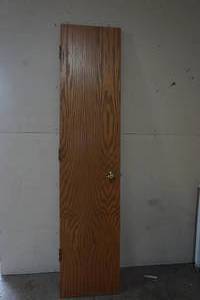 wood closet door