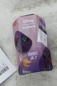 lot 1008 image: Garmin Vivofit Jr. 2 Disney Anna Theme Fitness Watch (in original box)