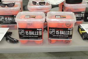 lot 1049 image: Lot of (2) Franklin NHL Street Hockey Ball 15-piece (New )