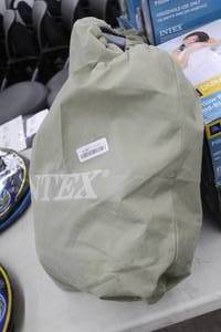 lot 1053 image: Intex Size Twin Pillow Rest Mid-Rise Airbed (New Out Of Box) with Carry Bag