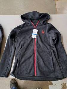 lot 1164 image: Spyder Boys Size XL Zip-Up Hooded Sweatshirt
