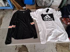 lot 1175 image: Lot of (2) NHL, Adidas Mens Size Large Shirts