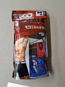 lot 1181 image: TKO Mens Size XL Briefs 4-Pack (in original packaging)
