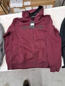 lot 1894 image: Hurley Mens Size Medium Zip-Up Hooded Sweatshirt
