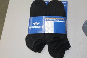 lot 1921 image: Dockers Mens 9-11 No Show Socks 6-Pack