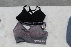 lot 1949 image: Reebok Womens Size XL Bralette 2-Pack