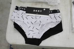 lot 1989 image: DKNY Girls Size Large Hipsters 2-Pack