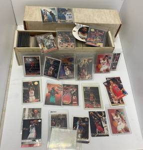 Group Of Mixed Basketball Cards Some In Protective Sleeves