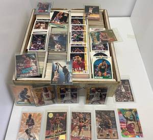 Group Of Mixed Basketball Cards Some In Protective Sleeves
