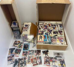 Group Of Mixed Hockey Cards Some With Protective Sleeves