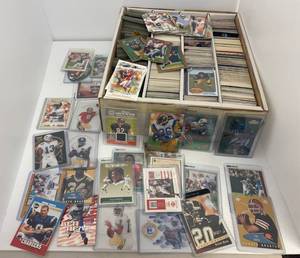 Group Of Misc. Football Cards Some With Protective Sleeves