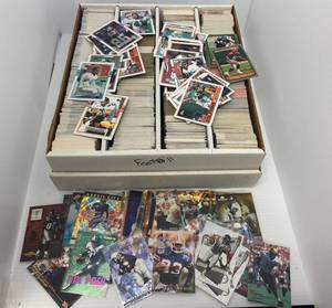 Group Of Misc. Football Cards Some With Protective Sleeves