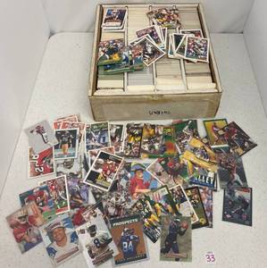 Group Of Misc. Football Cards Some With Protective Sleeves