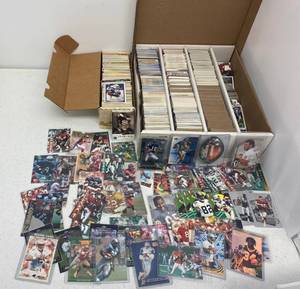 Group Of Misc. Football Cards Some With Protective Sleeves