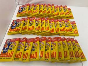Group Of 1989 Unopened Football Cards