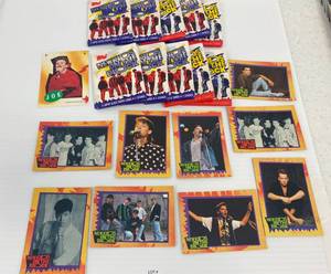 Group Of Vintage New Kids On The Block Trading Cards Some Unopened