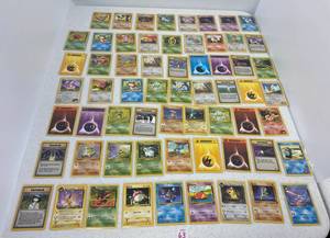 Group Of Vintage 1999-2000 pokemon (Trading Cards In Protective Sleeves)